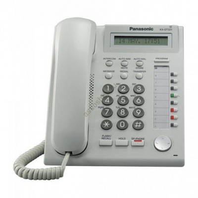 Цифровой системный телефон Panasonic KX-DT321RU - фото